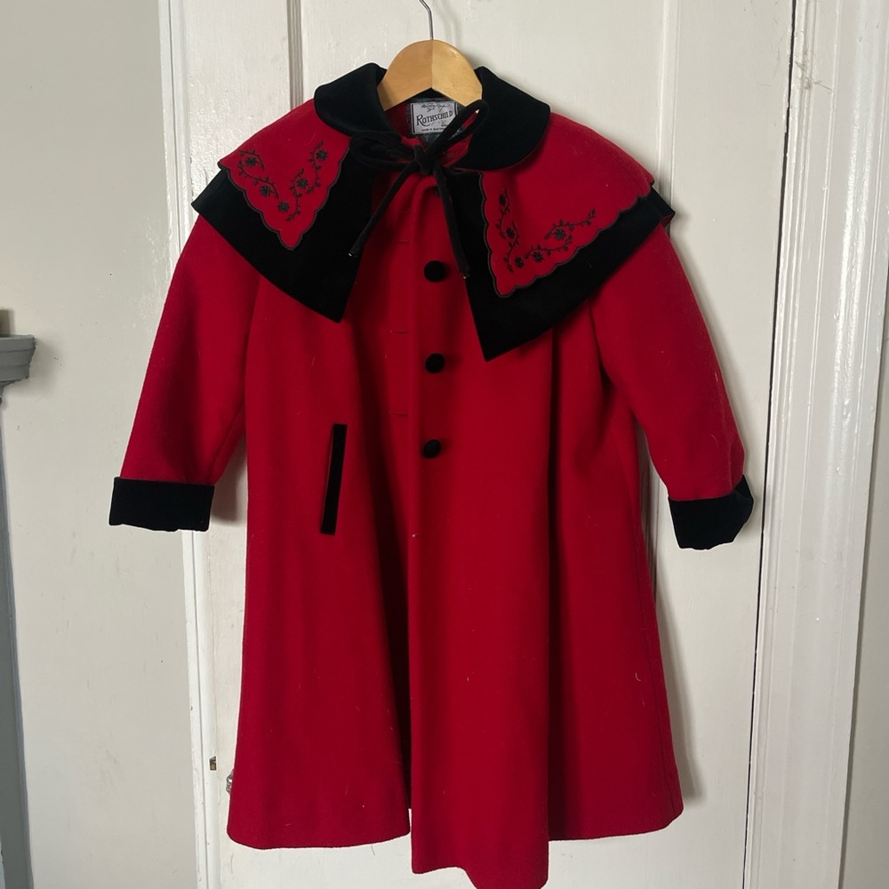 Rothschild Red Coat with Black Collar